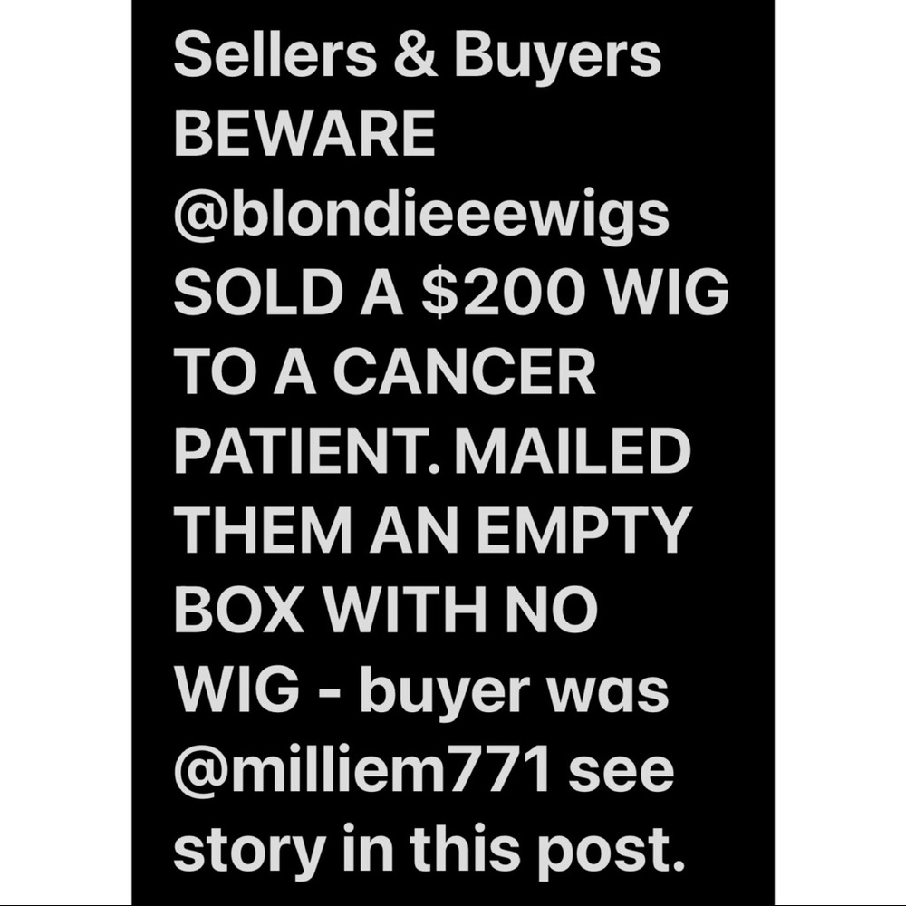 THIEF WARNING CASING UR SHOP - @blondieeewigs - Picture 1 of 16